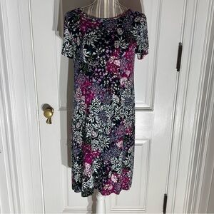 J Jill wearever collection floral petite small D208